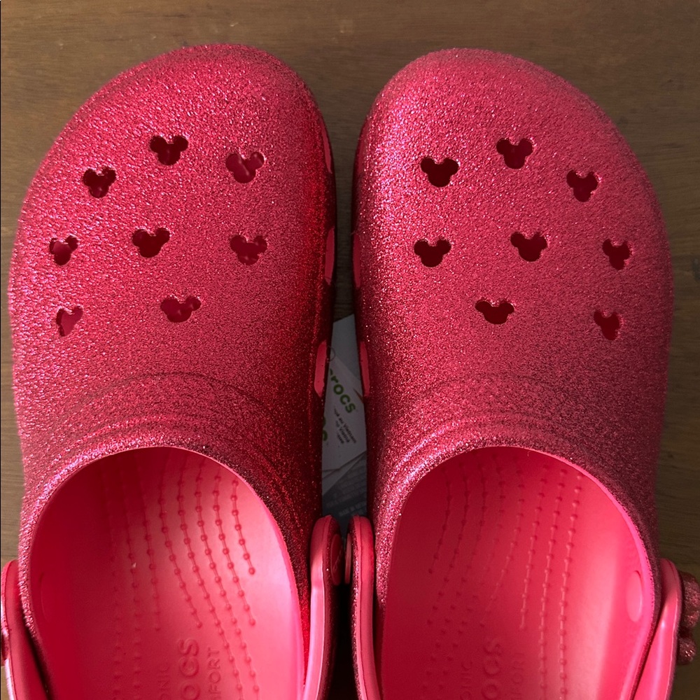 Disney CROCS Sparkly Pink Clogs - Picture 7 of 7